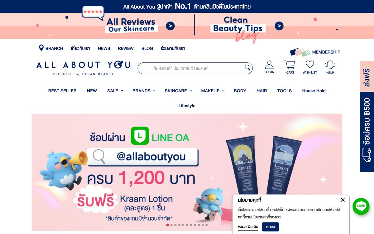 All About You storefront
