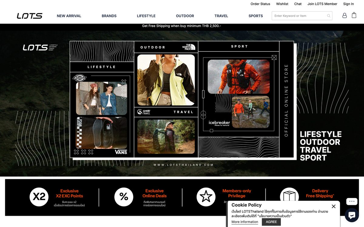 Lotsthailand Magento storefront